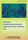 Statistik Kesejahteraan Rakyat Kabupaten Biak Numfor 2022